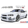 Aoshima Mine's 2002 Nissan Skyline GT-R (BNR34) 1:24 Scale Plastic Model Kit