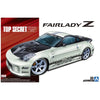 Aoshima 2005 Nissan Fairlady Z Top Secret Z33 White/Black 1:24 Scale Plastic Model Kit