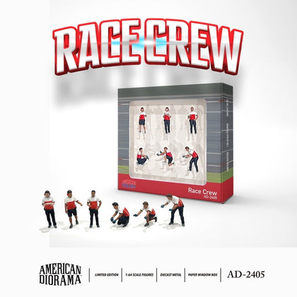 American Diorama Race Crew 1:64 Scale Figure Set