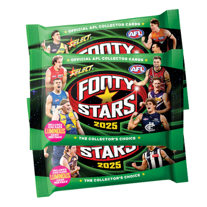 Select 2025 AFL Footy Stars Booster Pack