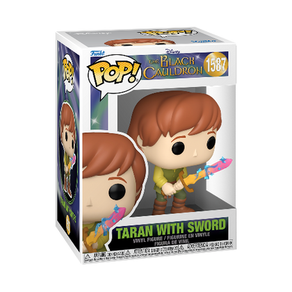 The Black Cauldron Taran with Sword Pop! Vinyl