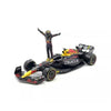 Bburago Formula Racing 2023 F1 Red Bull RB19 with Figure #1 Verstappen 1:24 Scale Diecast Vehicle