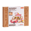 Robotime 3D Puzzle Creation Set TGS06 Beverly's Ice Cream Truck Wooden Model Kit