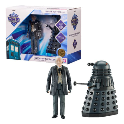 Doctor Who History of the Daleks #13 The Five Doctors Collector Action Figure Set