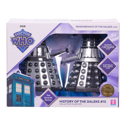 Doctor Who History of the Daleks #15 Remembrance of the Daleks Collector Action Figure Set