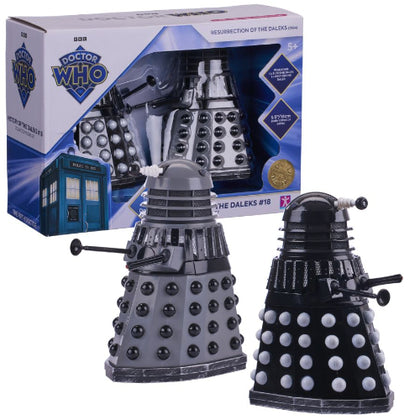 Doctor Who History of the Daleks #18 Resurrection of the Daleks Collector Action Figure Set