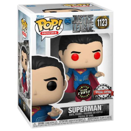 Justice League Superman US Exclusive CHASE Glow Pop! Vinyl