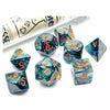 Chessex Lustrous Alpetris/Orange 7 Die Set