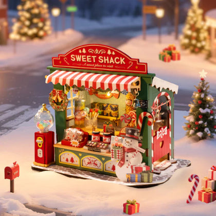 Robotime Miniature House DS043 Christmas Candy Stand