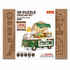 Robotime 3D Puzzle Creation Set TGS07 Leo's Coffee Truck Wooden Model Kit