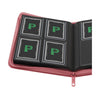 Binder Palms Off Gaming TOP LOADER Zip Binder 4 Pocket Pink