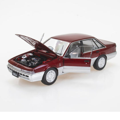 DDA Holden VL Calais Red/Silver 1:24 Scale Diecast Vehicle
