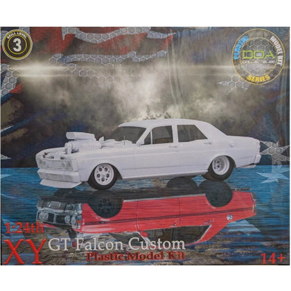 DDA Ford Falcon XY GTHO Slammed Custom 1:24 Scale Plastic Model Kit