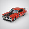 DDA Ford XY GTHO 1971 Bathurst Winner #65E Red 1:24 Scale Diecast Vehicle