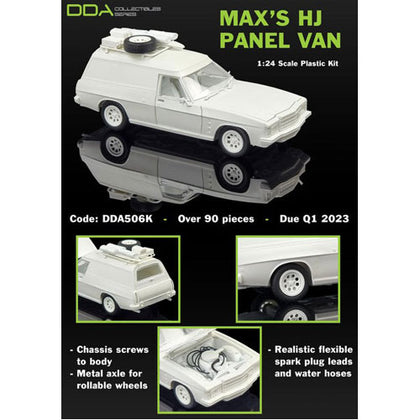DDA Holden Maxs HJ Sandman Panelvan 1:24 Scale Plastic Model Kit