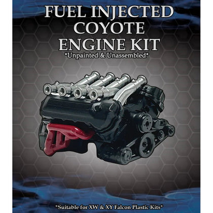 DDA Ford XW/XY Fuel Injected Coyote Engine 1:24 Scale Plastic Kit Accessory