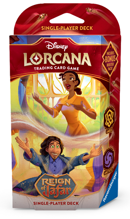 Disney Lorcana TCG Reign of Jafar Tiana & Bruno [Amber/Amethyst] Starter Deck