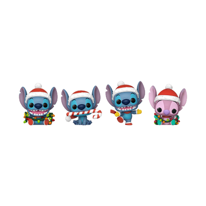 Lilo & Stitch Holiday Tree Box Pocket Pop! Vinyl 4-Pack