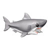 Jaws with Diving Tank 6 Inch Pop! Vinyl