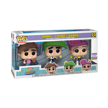 Fairly Odd Parents Timmy, Cosmo & Wanda SD23 Pop! Vinyl 3-Pack