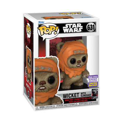 Star Wars Wicket with Slingshot SD23 Pop! Vinyl