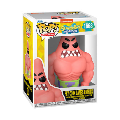 SpongeBob SquarePants 25th Anniversary Fry Cook Games Patrick Pop! Vinyl