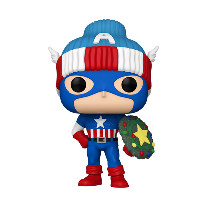 Marvel Holiday 2024 Captain America Pop! Vinyl