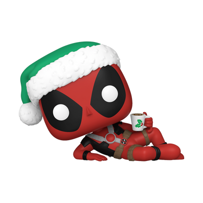 Marvel Holiday 2024 Deadpool Lounging Pop! Vinyl