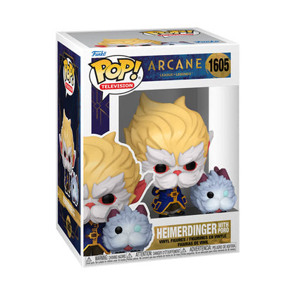 Arcane Heimerdinger with Poro Pop! Vinyl