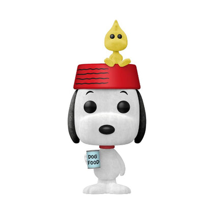 Peanuts Snoopy with Woodstock US Exclusive Flocked Pop! Vinyl