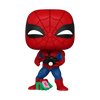 Marvel Holiday 2024 Spiderman with Gift Pop! Vinyl