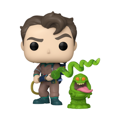 The Real Ghostbusters (1986) Venkman with Slimer Pop! Vinyl