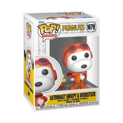 Peanuts Astronaut Snoopy with Woodstock Pop! Vinyl