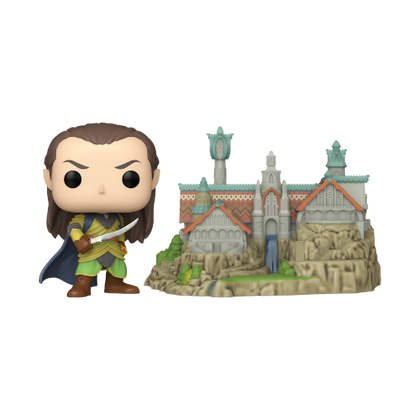 The Lord of the Rings Elrond with Rivendell Pop! Town