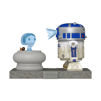 Star Wars R2D2 with Leia Hologram Pop! Deluxe