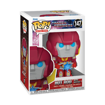 Transformers Hot Rod with Matrix Pop! Vinyl