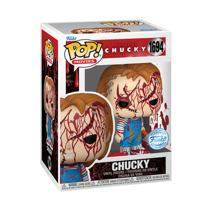 Childs Play 4 Chucky Battle Damaged US Exclusive Pop! Vinyl