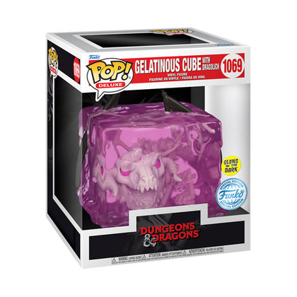 Dungeons & Dragons Gelatinous Cube with Dracolich US Exclusive Glow Pop! Vinyl Deluxe