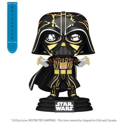 Star Wars Darth Vader (Retro) US Exclusive Glow Pop! Vinyl