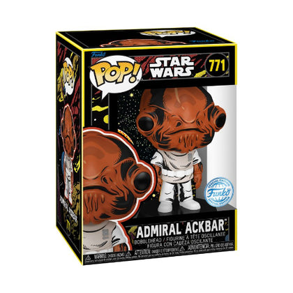 Star Wars Admiral Ackbar (Retro) US Exclusive Pop! Vinyl