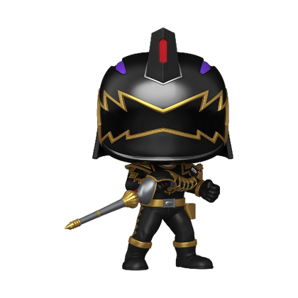 Power Rangers Dino Fury Black Dino Ranger Pop! Vinyl