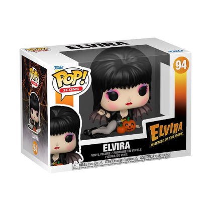 Elvira Mistress of the Dark Elvira with Pumpkins Pop! Vinyl