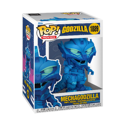 Godzilla Retro Futurism Mechagodzilla (Blue) Pop! Premium