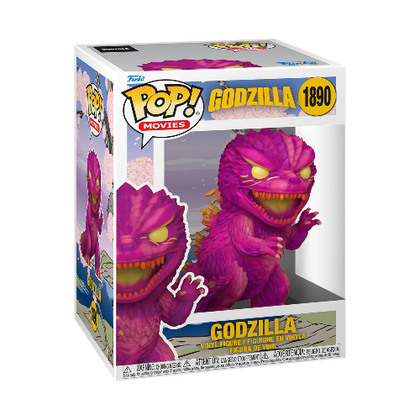 Godzilla Retro Futurism Godzilla (Pink) Pop! Premium