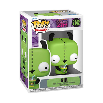 Invader Zim GIR (with Drink) Pop! Vinyl