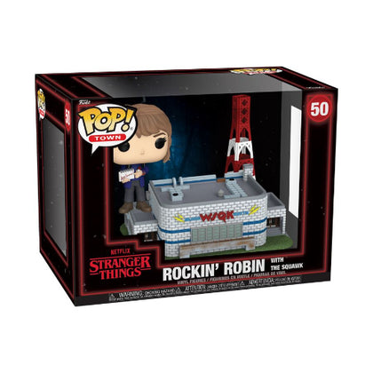 Stranger Things Rockin' Robin with Squawk (Final Season) Pop! Town