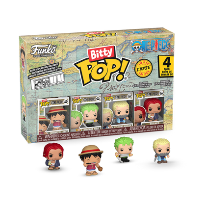 One Piece Luffy Bitty Pop! 4-Pack