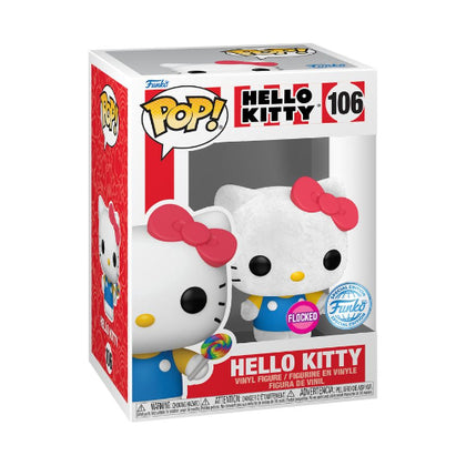 Hello Kitty with Lollipop US Exclusive Flocked Pop! Vinyl