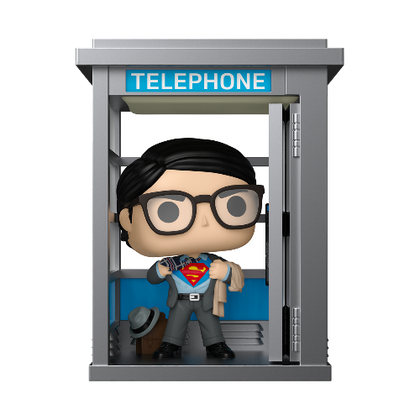 DC Comics Superman in Phone Booth Pop! Deluxe