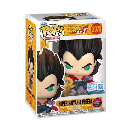Dragon Ball GT Super Saiyan 4 Vegeta US Exclusive Flocked Glow CHASE Pop! Vinyl